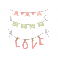 Valentine's day elements