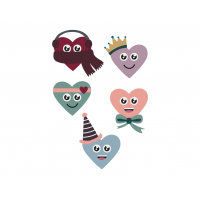 Cute little hearts