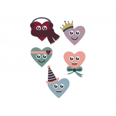 Cute little hearts