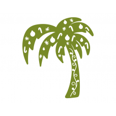 Christmas palm tree