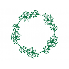 Wreath mistletoe leaf