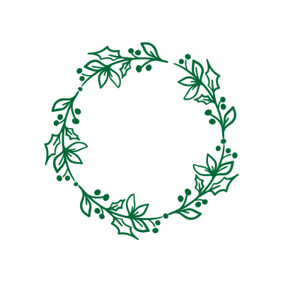 Wreath mistletoe leaf