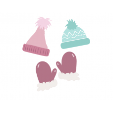 Winter clothes - beanies and mittens