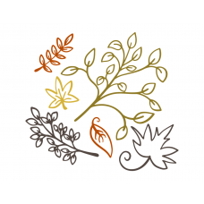 Outline leaves