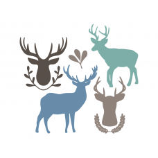 Deer and elements