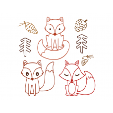 Little Fox outline