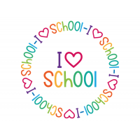 Monogram Frame - I love school Monogram Frame - I love school