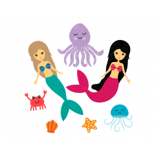 In the sea with the mermaids - Designs