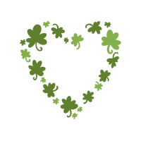 Heart of clovers Heart of clovers