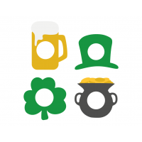 Saint-Patrick's monogram frames Saint-Patrick's monogram frames