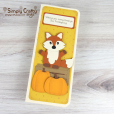 Fall Blessings Fox Card