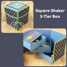 Square Shaker 3-Tier Box