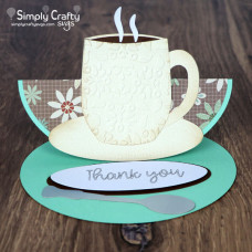 Coffee Mug Easel Card