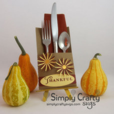 Thanksgiving Silverware Holder
