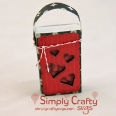 Scattered Hearts Tic Tac Box