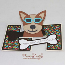 Dog with Shades Card